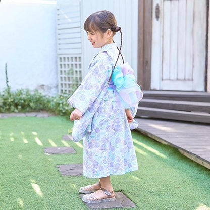 【浴衣】簡易穿著♪花色混搭・兩穿分體式（含2條腰帶）