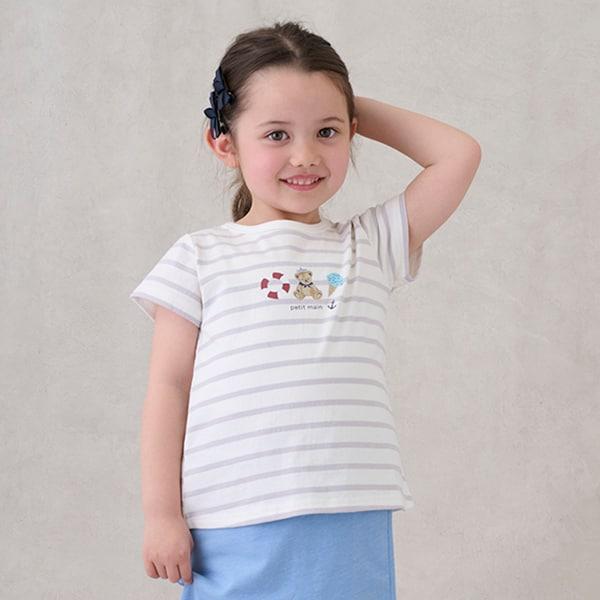 【プティプラ】GIRLS短袖T恤