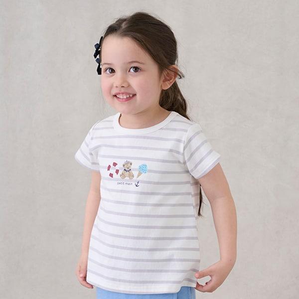 【プティプラ】GIRLS短袖T恤