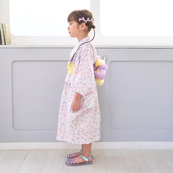 【浴衣】簡易穿著♪花色混搭・兩穿分體式（含2條腰帶）