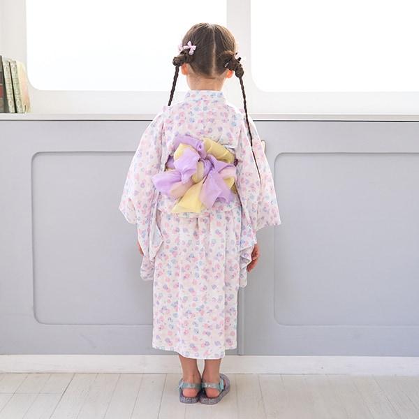 【浴衣】簡易穿著♪花色混搭・兩穿分體式（含2條腰帶）