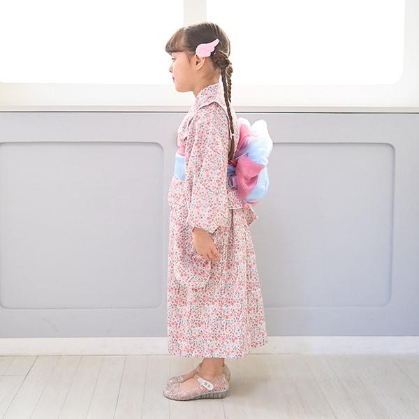 【浴衣】簡易穿著♪花色混搭・兩穿分體式（含2條腰帶）