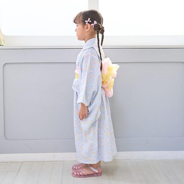 【浴衣】簡易穿著♪花色混搭・兩穿分體式（含2條腰帶）