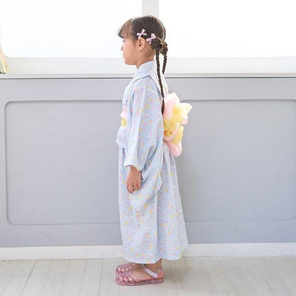 【浴衣】簡易穿著♪花色混搭・兩穿分體式（含2條腰帶）