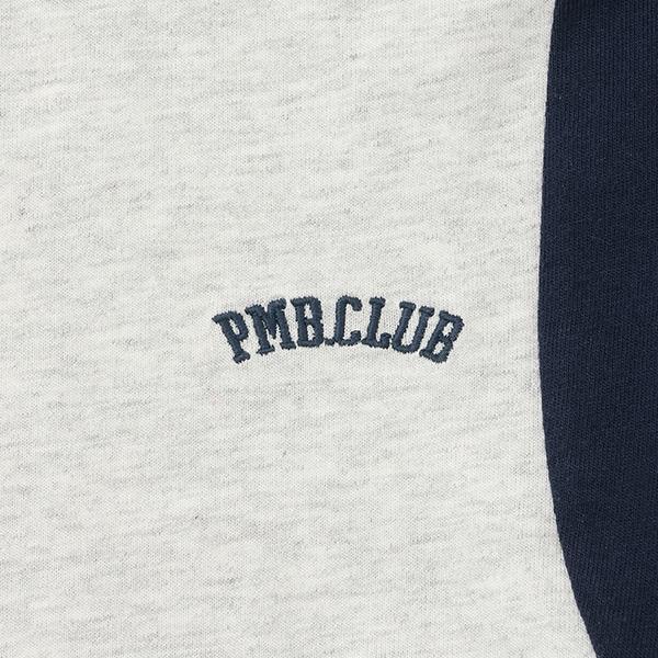 【接觸冷感】袖部拼色短袖T恤