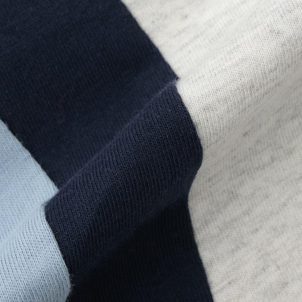 【接觸冷感】袖部拼色短袖T恤