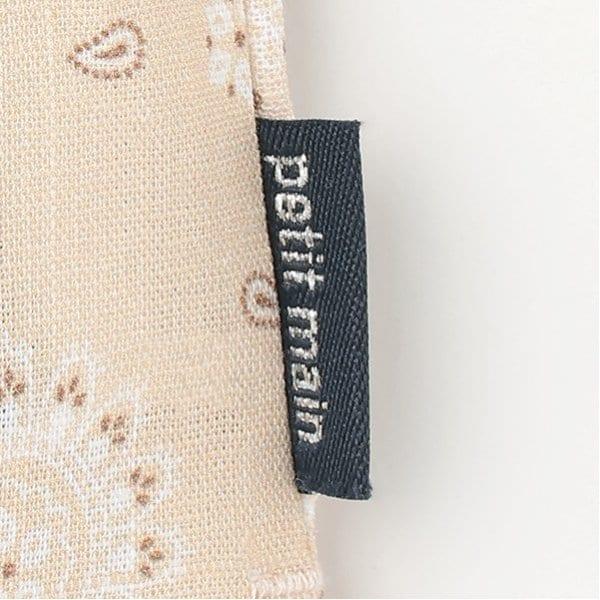 多色圖案開領短袖襯衫（兒童）