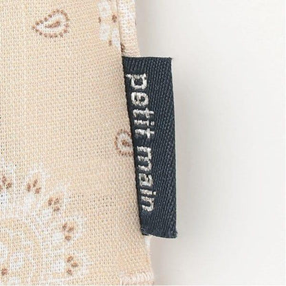 多色圖案開領短袖襯衫（兒童）