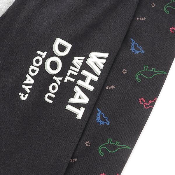 防汙羅紋圖案七分打底褲