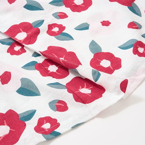 【浴衣】易穿脫款式♪ 多款花色連衣裙式（含2條腰帶）