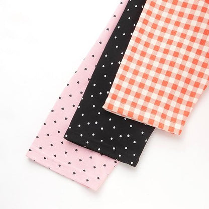 防汙羅紋圖案七分打底褲