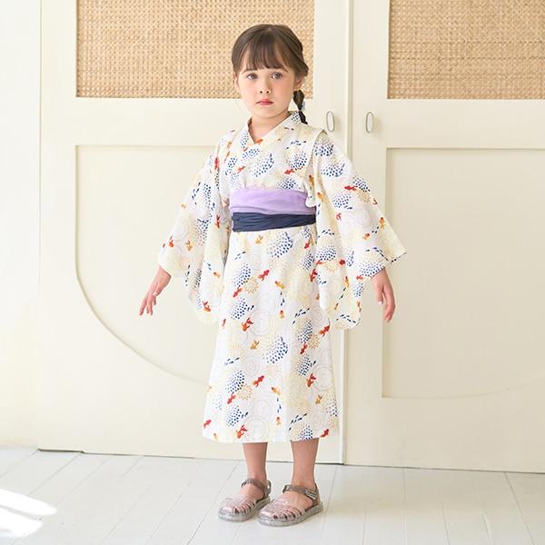 【浴衣】易穿脫款式♪ 多款花色連衣裙式（含2條腰帶）