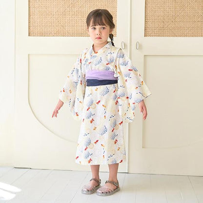 【浴衣】易穿脫款式♪ 多款花色連衣裙式（含2條腰帶）