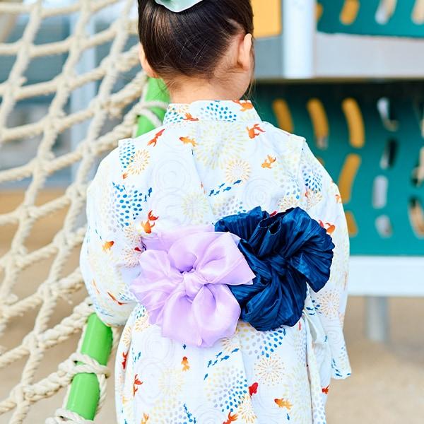 【浴衣】易穿脫款式♪ 多款花色連衣裙式（含2條腰帶）