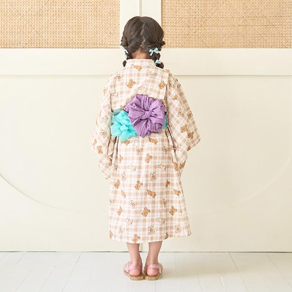 【浴衣】易穿脫款式♪ 多款花色連衣裙式（含2條腰帶）