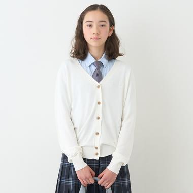 *【接觸冷感・抗菌防臭】V領開衫