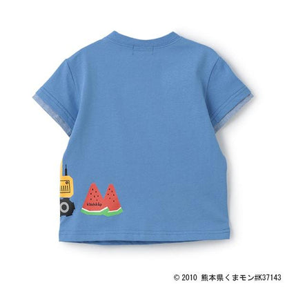 【くまモン】西瓜工程機械短袖T恤