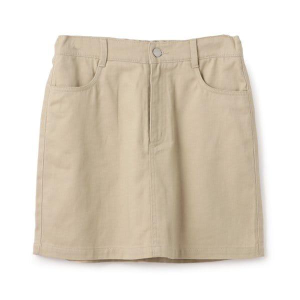 【基礎款】【GOODPRICE】牛仔斜紋臺形裙褲