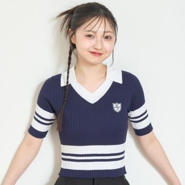 可水洗短袖針織POLO衫