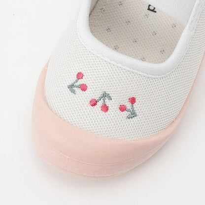 單點刺繡網眼室內鞋
