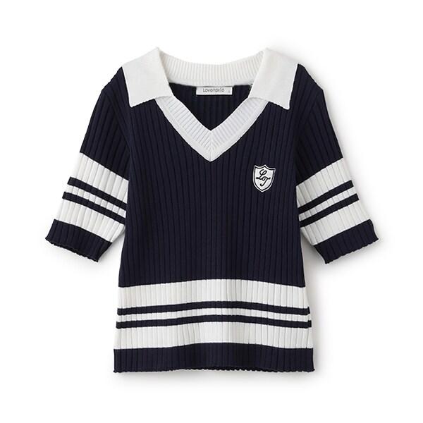 可水洗短袖針織POLO衫