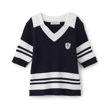 可水洗短袖針織POLO衫