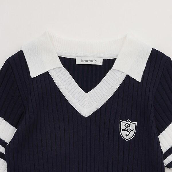 可水洗短袖針織POLO衫