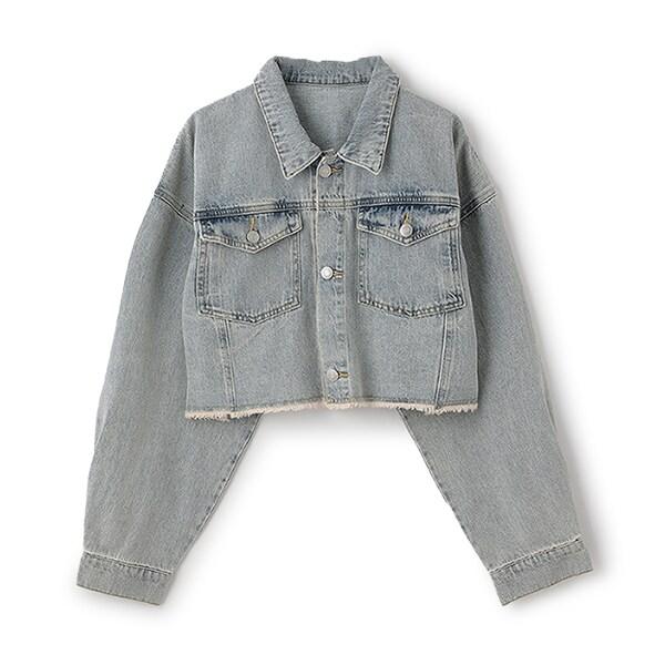 【純棉100%】短款牛仔夾克