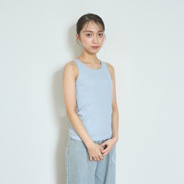 【基礎款】【100%純棉】帶胸墊羅紋背心