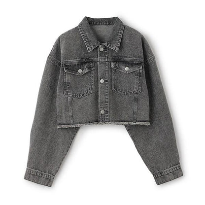 【純棉100%】短款牛仔夾克