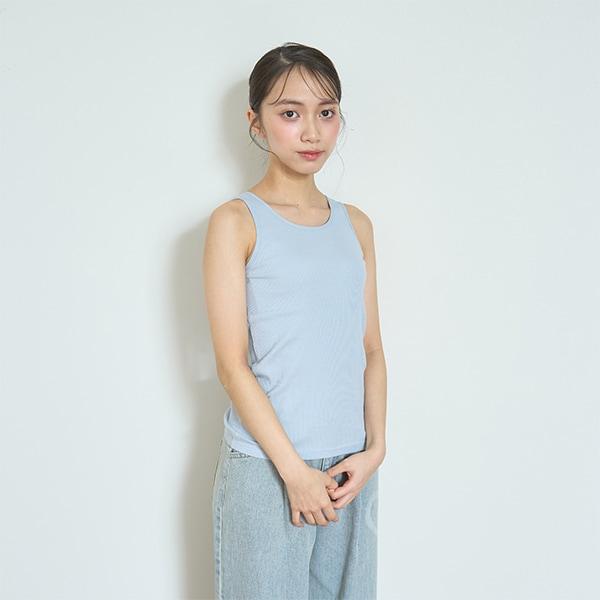 【基礎款】【100%純棉】帶胸墊羅紋背心
