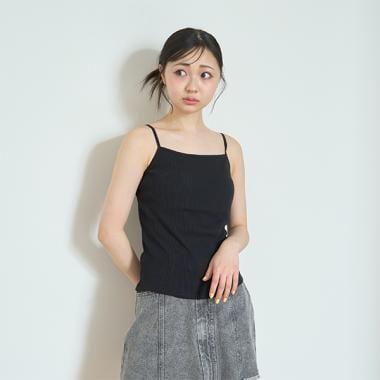 【基礎款】【100%純棉】羅紋吊帶背心