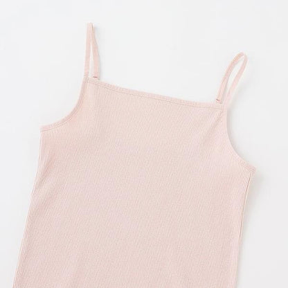 【基礎款】【100%純棉】羅紋吊帶背心