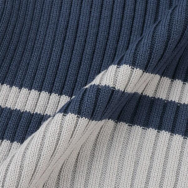 可水洗短袖拉鍊針織衫