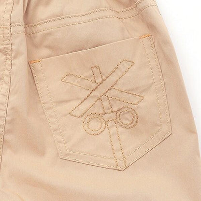 【人氣商品】【直營店無售】電車刺繡五分褲