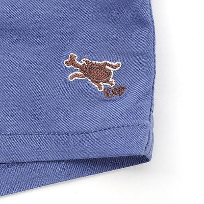 【人氣商品】【直營店無售】獨角仙刺繡五分丈廚師褲
