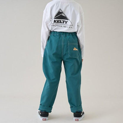 【KELTY】拼色拼接縫線長褲