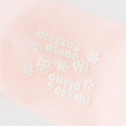 蝴蝶結裝飾高筒襪