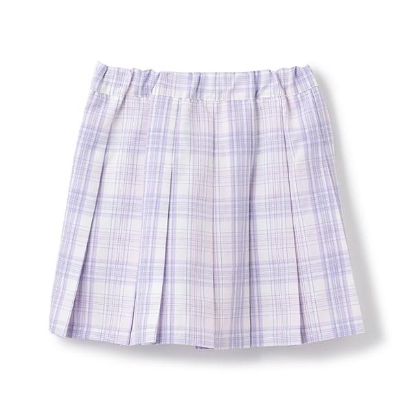 【人氣商品】【直營店無售】格紋拼接百褶裙褲
