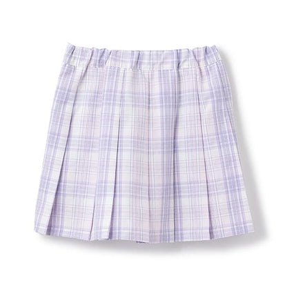 【人氣商品】【直營店無售】格紋拼接百褶裙褲