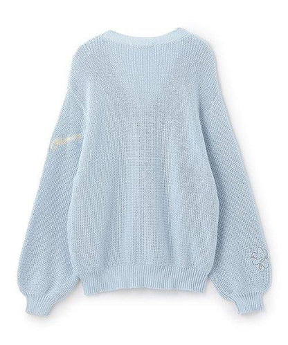 圖案刺繡開衫【韓國時尚】