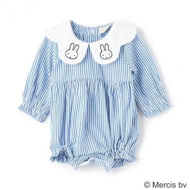 【Miffy】刺繡翻領拼接連體衣