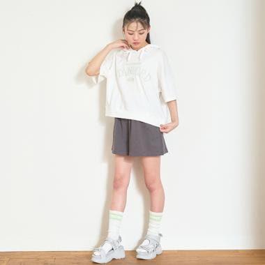 【GOODPRICE】【純棉100%】短袖連帽套裝