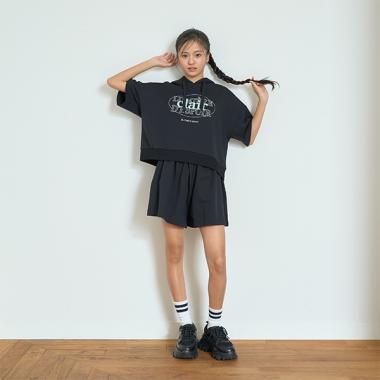 【GOODPRICE】【純棉100%】短袖連帽套裝