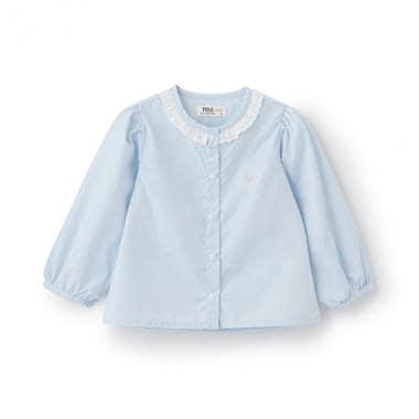 【POLO BCS】領口蕾絲女襯衫