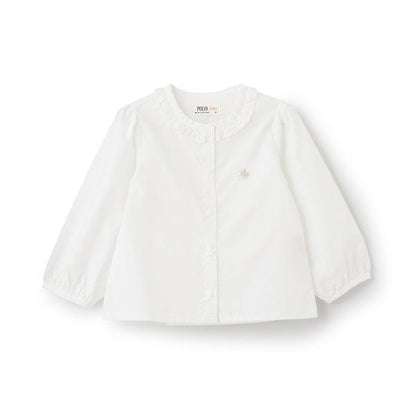 【POLO BCS】領口蕾絲女襯衫
