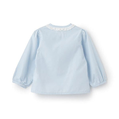 【POLO BCS】領口蕾絲女襯衫