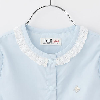 【POLO BCS】領口蕾絲女襯衫