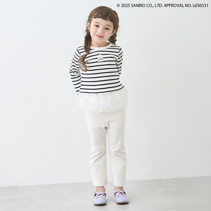 防汙處理彈力喇叭褲