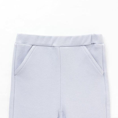 防汙處理彈力喇叭褲